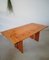 Brutalist Solid Pine Wood Table, 1970s 4