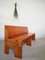 Brutalist Solid Pine Wood Bench, 1970s 1