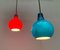 Mid-Century German Ah Glass Pendant Lamp from Peill & Putzler, Set of 2 27