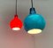 Mid-Century German Ah Glass Pendant Lamp from Peill & Putzler, Set of 2 31