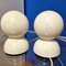 Mid-Century White Eclisse Table Lamps by Vico Magistretti for Artemide, 1970s, Set of 2 5