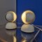 Mid-Century White Eclisse Table Lamps by Vico Magistretti for Artemide, 1970s, Set of 2, Image 6