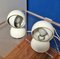 Mid-Century White Eclisse Table Lamps by Vico Magistretti for Artemide, 1970s, Set of 2, Image 4