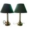 Lampes de Bureau Vintage en Laiton, Set de 2 4