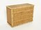Italian Dal Vera Bamboo Rattan and Brass Chest of Drawers, 1970s, Image 3