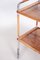 Art Deco Serving Trolley in Walnut and Steel from Thonet, 1930s 8