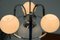 Lámparas de araña Bauhaus cromadas, años 30. Juego de 2, Imagen 12