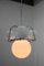 Lámparas de araña Bauhaus cromadas, años 30. Juego de 2, Imagen 10