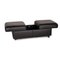 Sgabello Arion in pelle nera di Stressless, Immagine 4