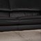 Black Leather Two-Seater Sofa from Leolux, Image 3