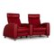 Red Leather 2 Seat Arion Sofa from Stressless 9