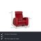 Arion Red Leather Arion Armchair from Stressless 2