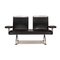Vintage Leather Two Seater Couch from Vitra, Set of 2 8