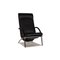 Fauteuil Vintage en Cuir Noir par Blennemann pour IP Design 1