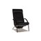 Vintage Black Leather Armchair by Blennemann for IP Design 1