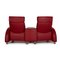 Vintage Red Leather Arion Sofa from Stressless, Set of 2, Image 14