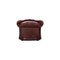 Dunkelrotes Vintage Tudor Ledersofa von Chesterfield, 3er Set 17