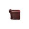 Vintage Dark Red Leather Tudor Sofa from Chesterfield, Set of 3, Image 16