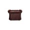 Divano Tudor vintage in pelle rossa scura di Chesterfield, set di 3, Immagine 20