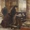 Vittore Zanetti Zilla, Interno di chiesa, XIX secolo, Olio su tela, Incorniciato, Immagine 4