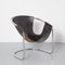 BA-AS Lounge Chair in Black Leather by Clemens Claessen 1