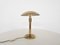Lampada da tavolo vintage regolabile in ottone, Immagine 2