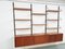 Royal System Wall Unit in Teak by Poul Cadovius, Denmark, 1950s, Set of 2 5