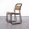Slatted Metal Dining Chairs from Cox, 1940s, Set of 2 3