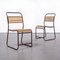 Slatted Metal Dining Chairs from Cox, 1940s, Set of 2 1