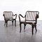 Model A752 Bentwood Low Armchairs by Joseph Frank for Thonet, 1930s, Set of 2 3