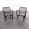 Model A752 Bentwood Low Armchairs by Joseph Frank for Thonet, 1930s, Set of 2 1