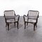 Model A752 Bentwood Low Armchairs by Joseph Frank for Thonet, 1930s, Set of 2, Image 1