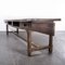 Large French Solid Oak Dining Table 8