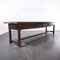 Large French Solid Oak Dining Table, Image 6