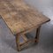 Large French Solid Oak Dining Table 7