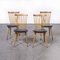Bentwood Spindleback Dining Chair from Baumann, 1950s, Set of 4 3