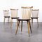 Bentwood Spindleback Dining Chair from Baumann, 1950s, Set of 4 5