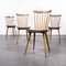 Bentwood Spindleback Dining Chair from Baumann, 1950s, Set of 4, Image 5