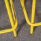 French Industrial Yellow High Stools, 1970s, Set of 4 4