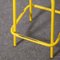 Tabouret Haut Industriel Jaune, France, 1970s 4