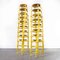 French Industrial Yellow High Stool, 1970s 3