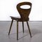 French Fourmi Dining Chair with Black Upholstered Seat from Baumann, Set of 8 9