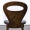 French Fourmi Dining Chair with Black Upholstered Seat from Baumann, Set of 8 10