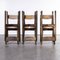 French Oak Dining Chairs by Pierre Gautier-Delaye, 1950s, Set of 6 8