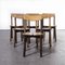 French Oak Dining Chairs by Pierre Gautier-Delaye, 1950s, Set of 6, Image 3