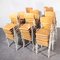 1960’s French Metal Framed Stacking University Chair, Image 8
