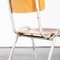 1960’s French Metal Framed Stacking University Chair, Image 10