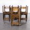 French Oak Dining Chairs by Pierre Gautier-Delaye, 1950s, Set of 8 7