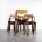 French Oak Dining Chairs by Pierre Gautier-Delaye, 1950s, Set of 8, Image 4