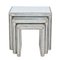 Mirrored Occasional Nesting Tables, Set of 3, Image 3